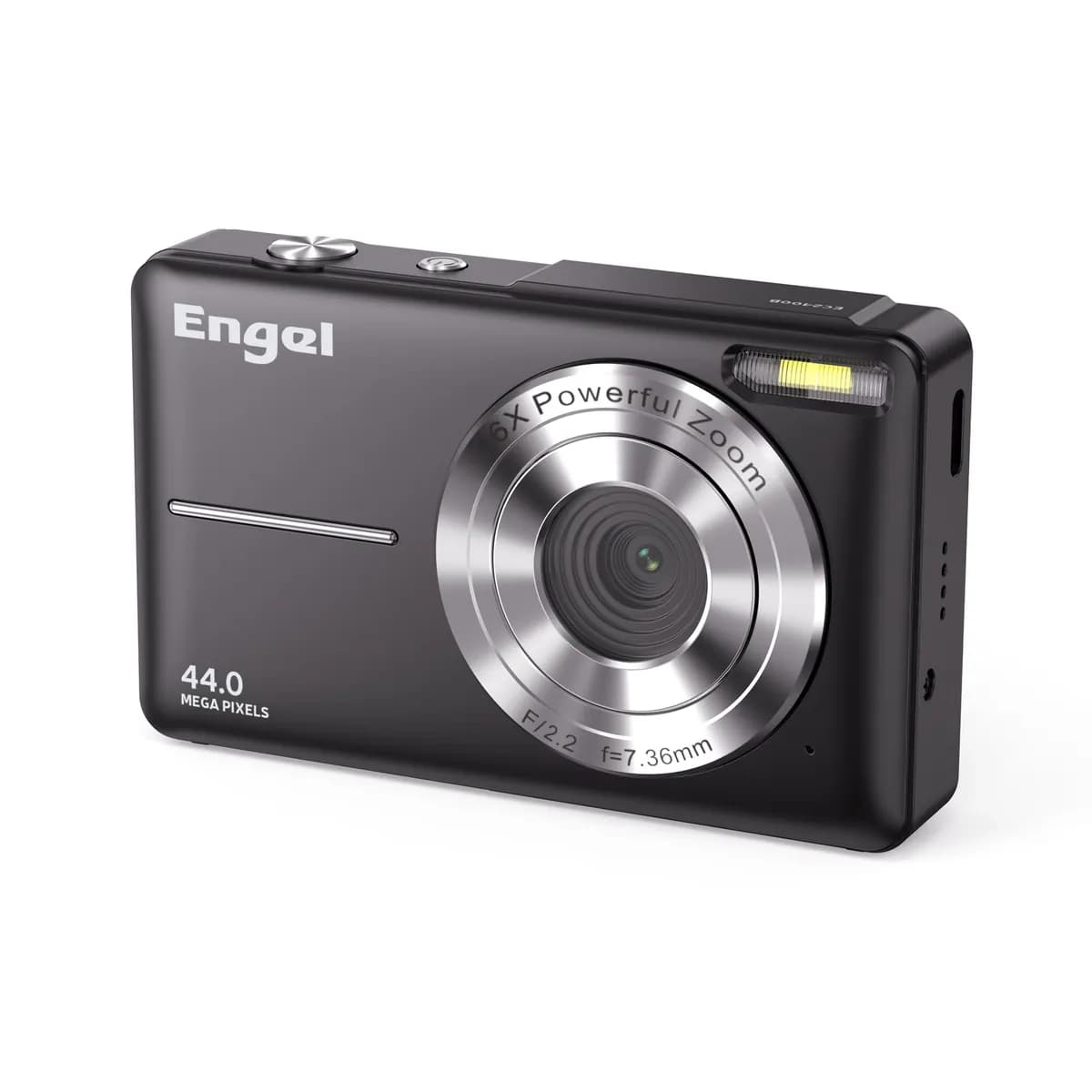 Camara digital compacta negra 8mp