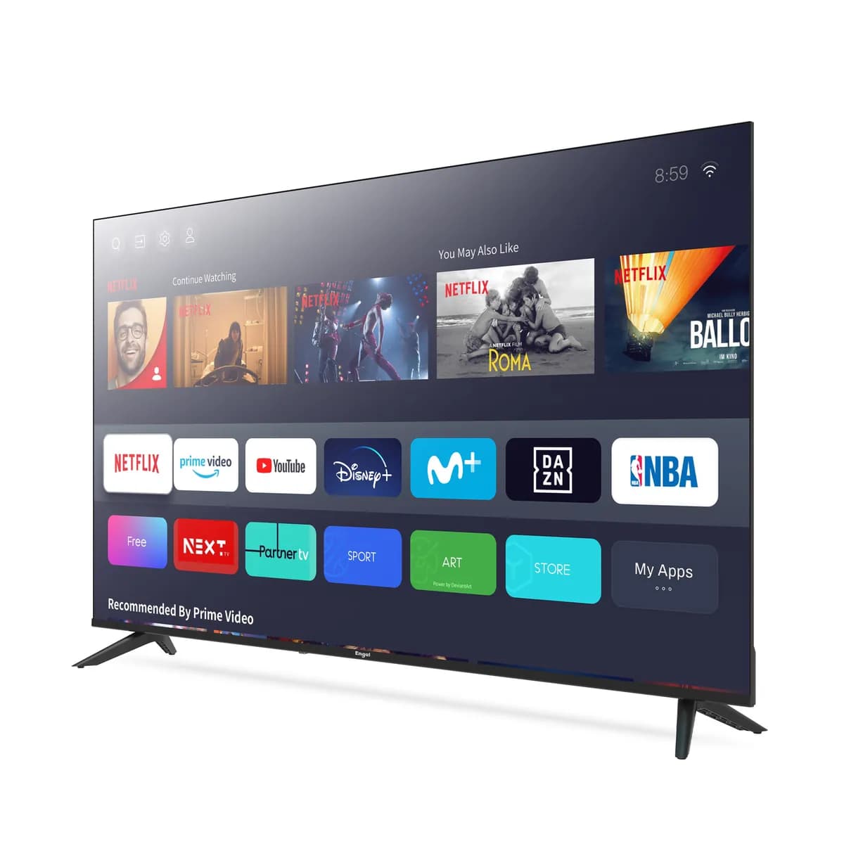 Television smart 4k 55'' uhd-tdt2/c/s