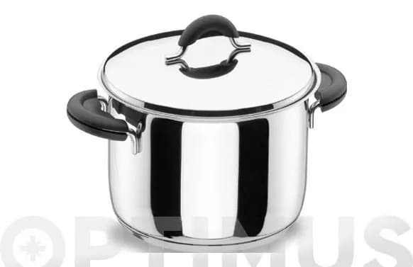 Olla recta con tapa inox ladycor