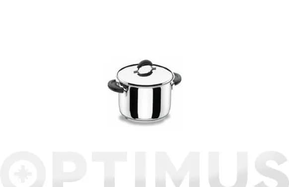 Olla recta con tapa inox ladycor
