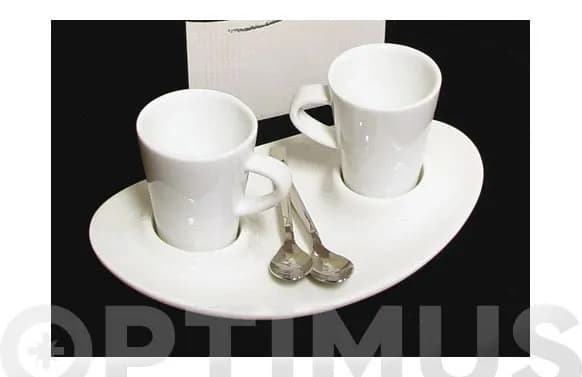 Taza café duo con plato duo