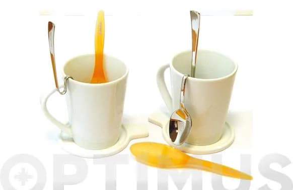 Taza te porcelana set duo