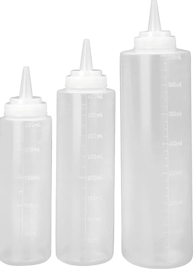 Biberon cocina salsas con tapon