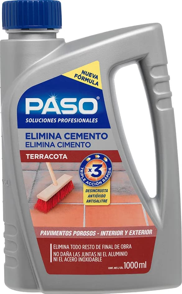 Eliminador cemento terracota