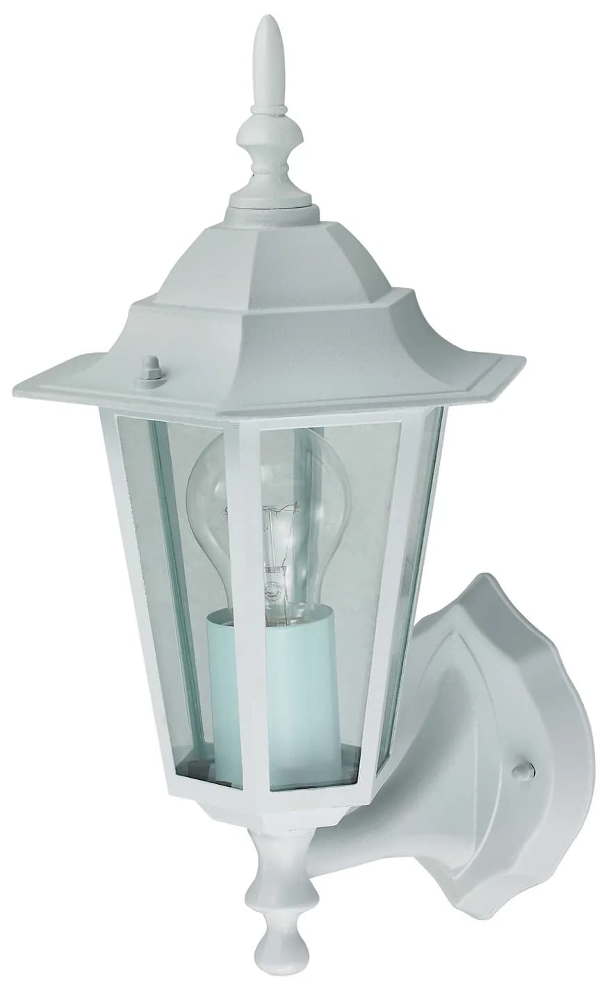 Farol pared ascedente blanco