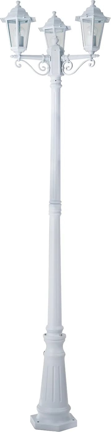Farola blanca 2,17 m 3 cabezas
