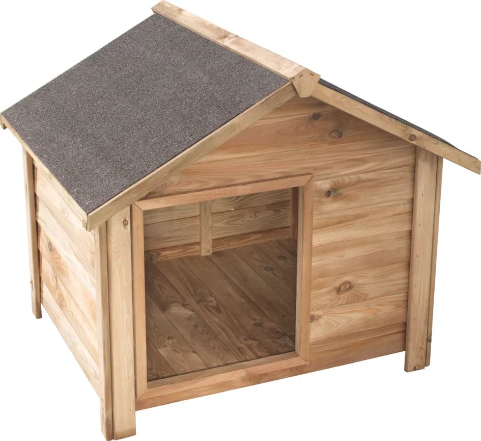 Caseta para perro de madera willow