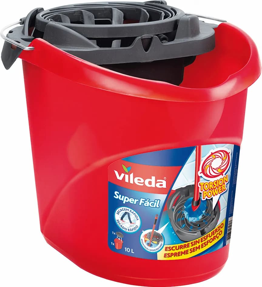 Cubo con escurridor 10 L superfacil