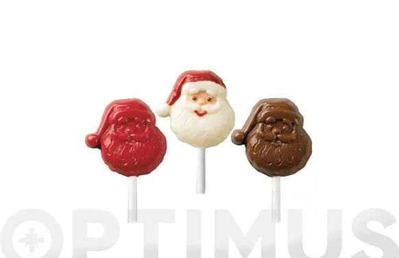 Molde piruletas santa claus