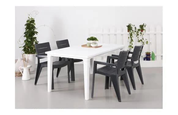 Mesa resina futura blanco