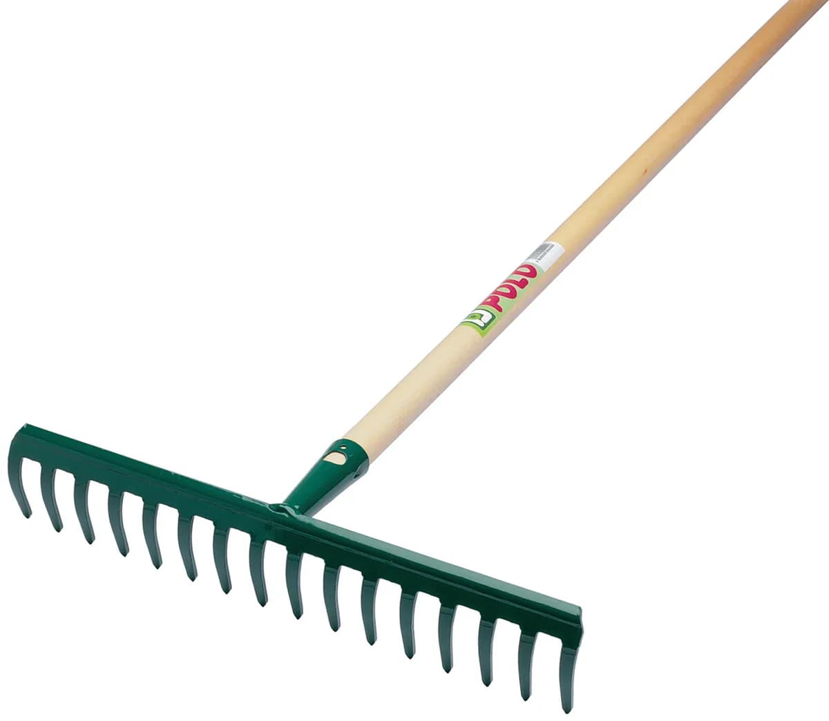 Rastrillo jardín 16 puas 40 cm