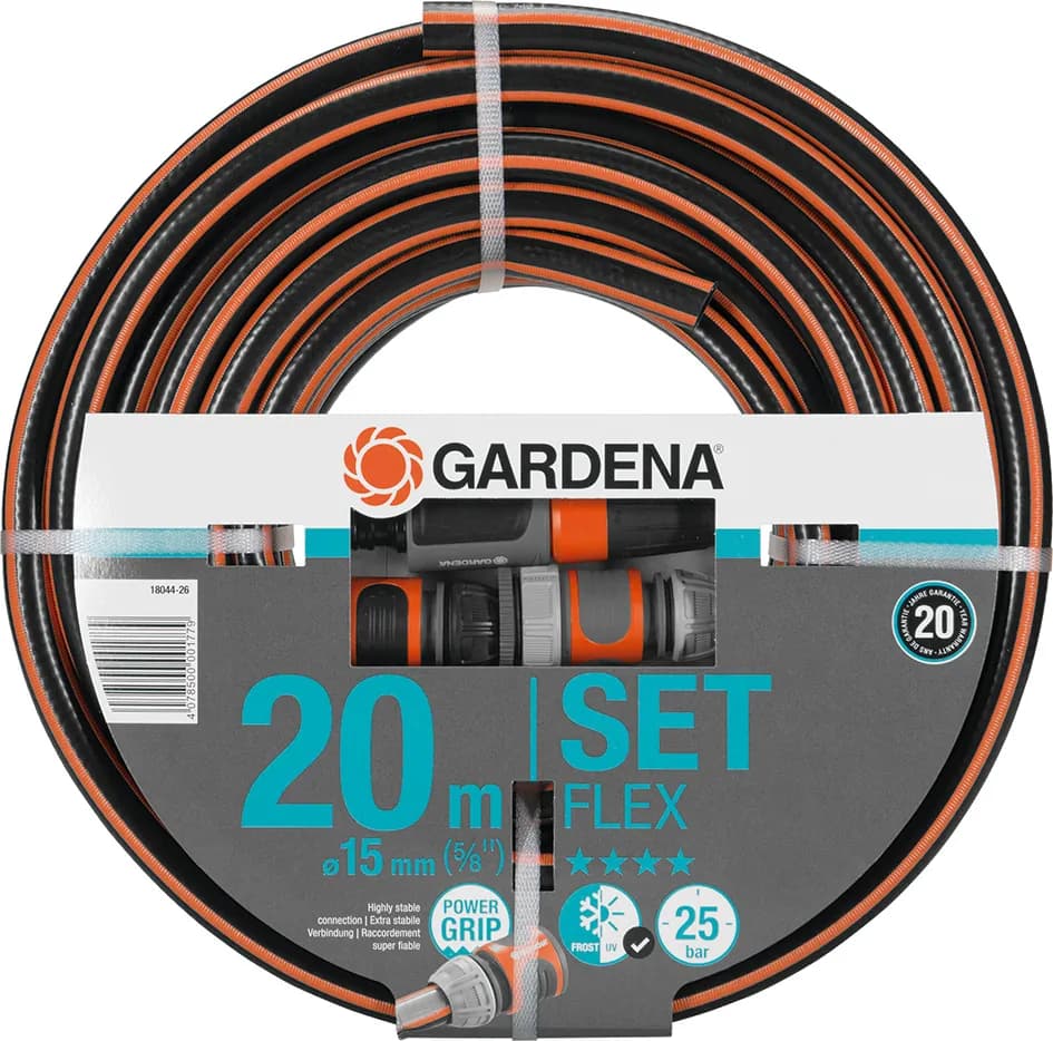 Manguera flex Ø 15 mm con accesorios