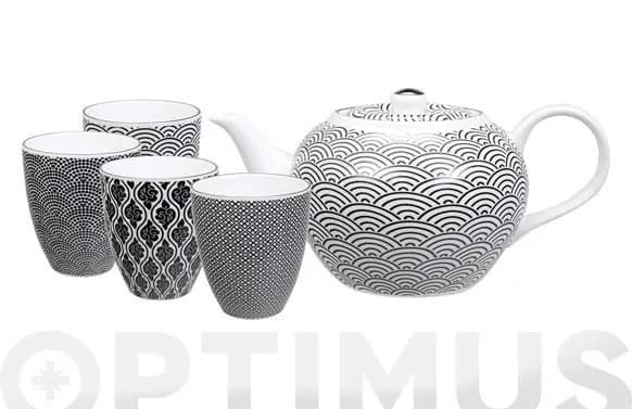 Tetera nippon black set