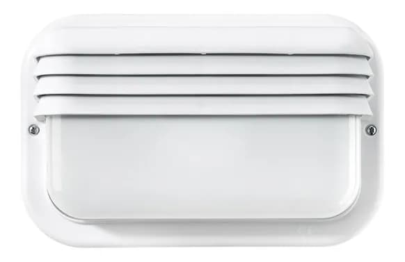 Aplique exterior horizontal blanco led