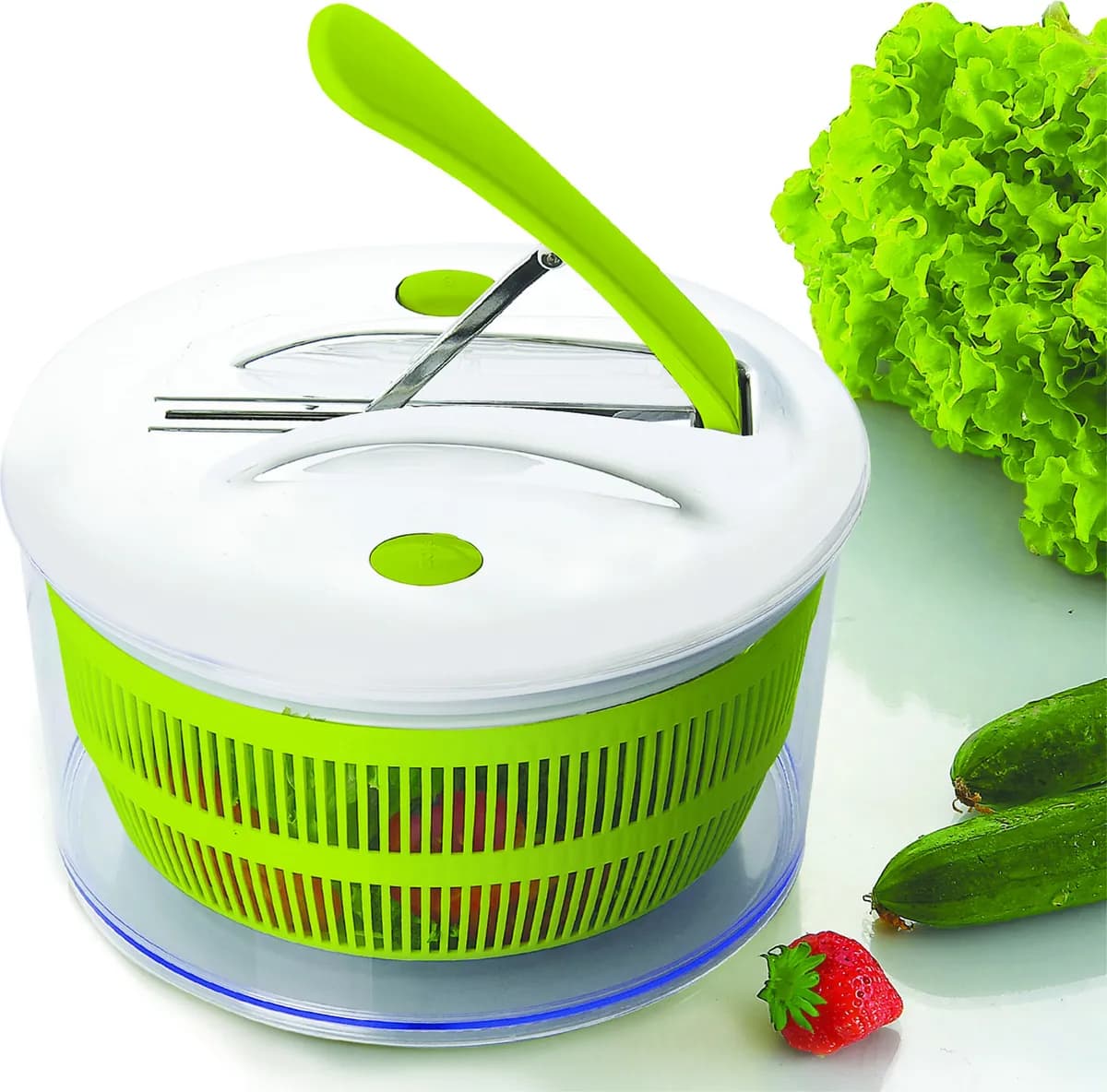 Centrifugadora ensalada a pedal function