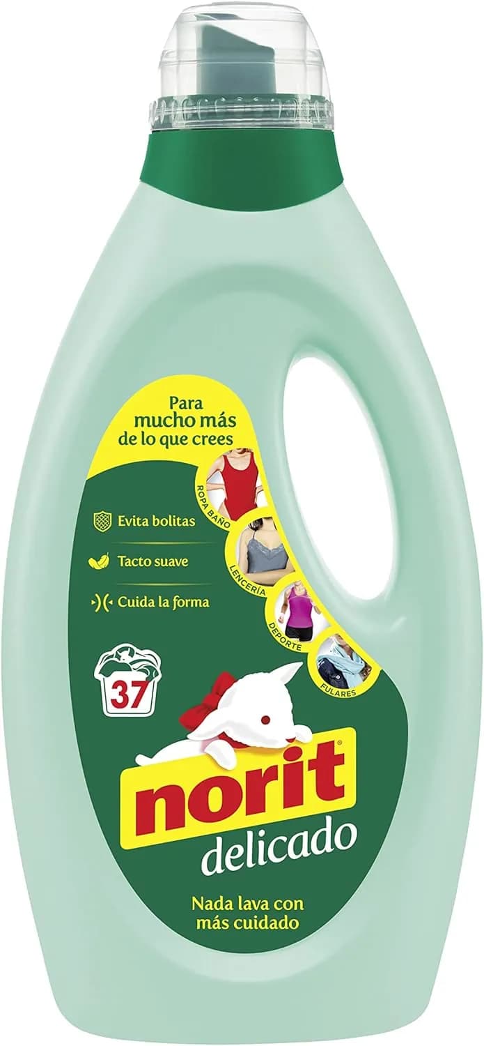 Detergente cuidado delicado maquina