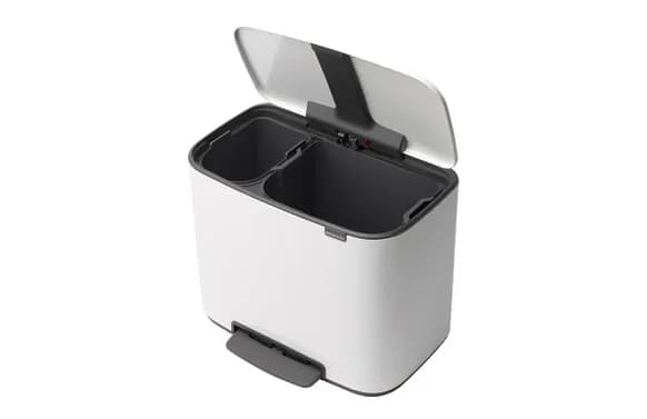Cubo bo pedal bin blanco