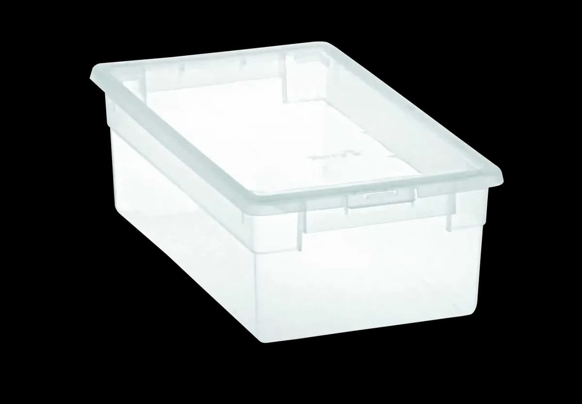 Caja multiusos light box transparente