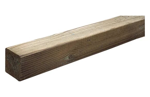 Poste madera cuadrado