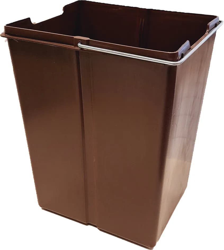 Cubo recambio contenedor ecologico marron