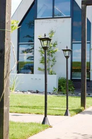 Farola solar negra max. 1,4 m