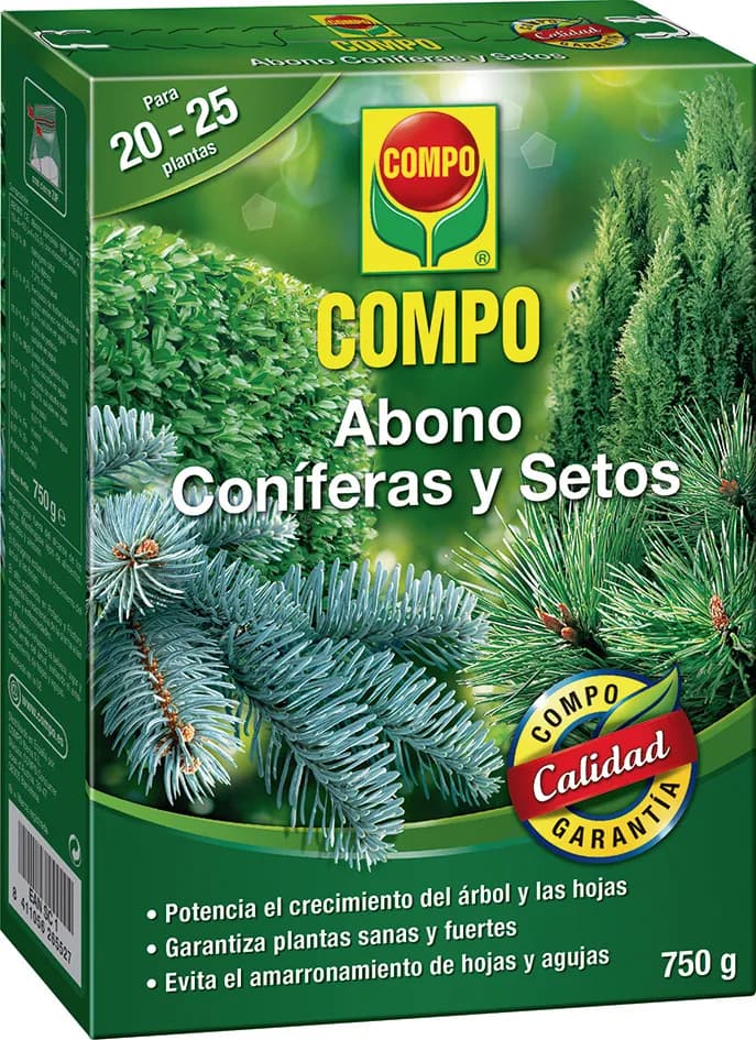 Abono coniferas y setos