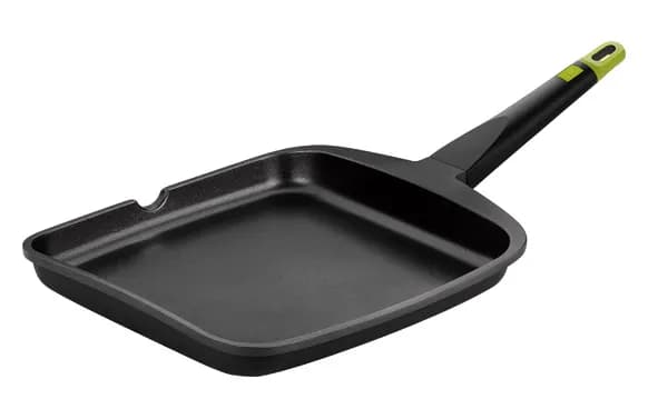 Grill liso aluminio fundido foodie