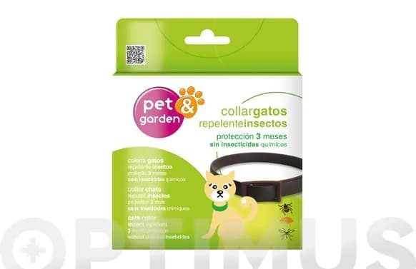 Collar gatos repelente sin insecticida