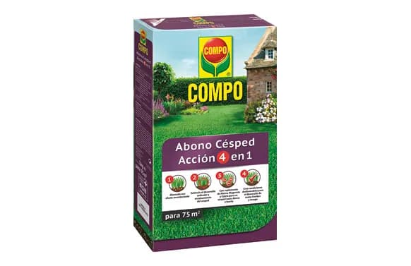 Abono césped accion 4 en 1