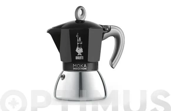 Cafetera moka induction aluminio/inox
