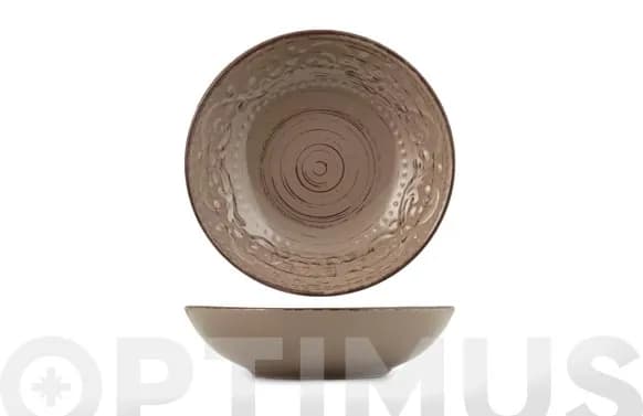 Plato stoneware courtyard tortora