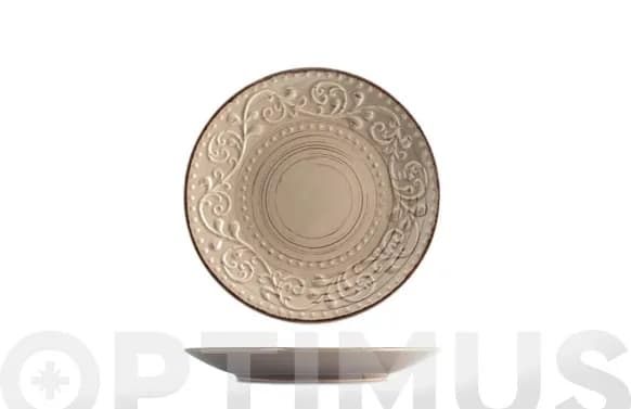 Plato stoneware courtyard tortora