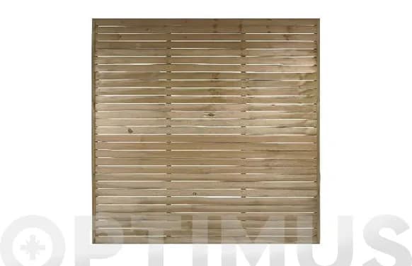 Panel madera tea con marco