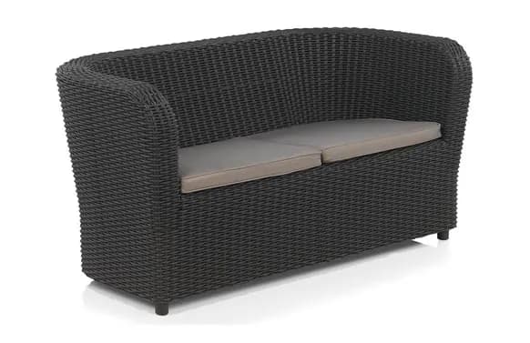 Sofa dos plazas ratan resina