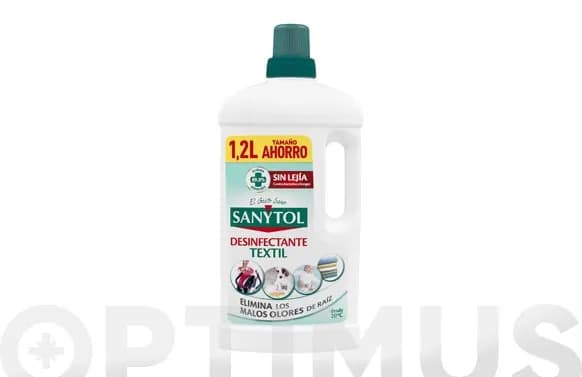 Limpiador desinfectante textil
