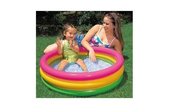 Piscina infantil hinchable tres aros bebe