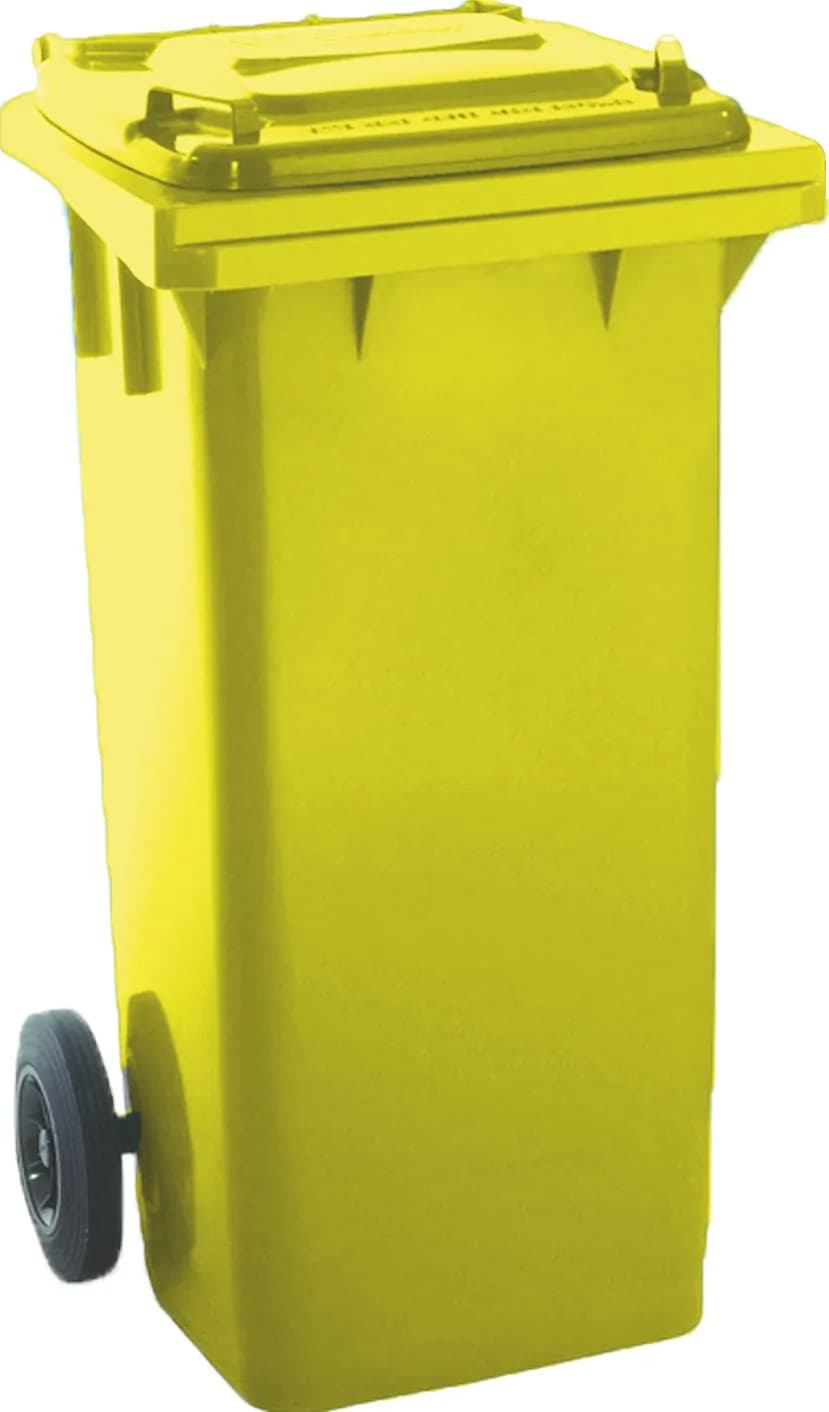 Contenedor selectivo color con ruedas