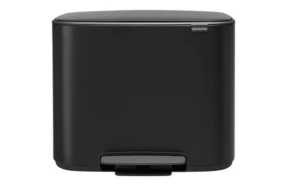 Cubo bo pedal bin negro mate