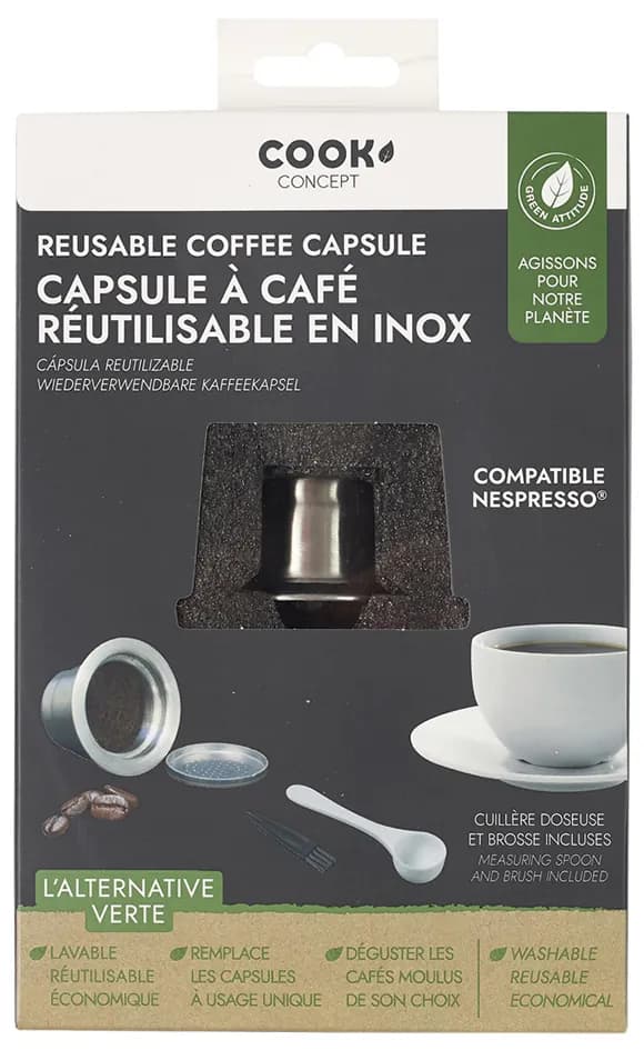 Capsula café nespresso reutilizable