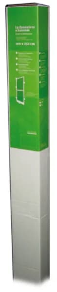Mosquitera para puerta kit batiente 1 hoja blanca
