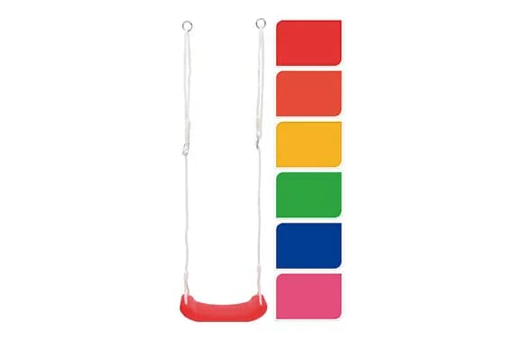 Asiento columpio polipropileno con cuerdas