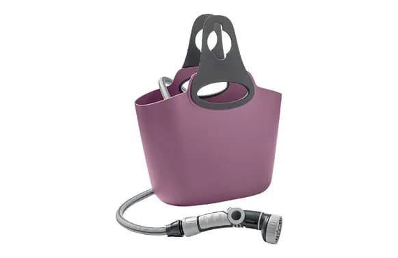 Manguera extensible y reparable aquago lila