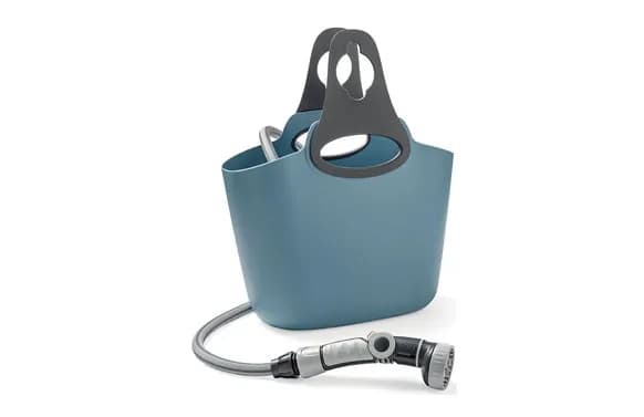 Manguera extensible y reparable aquago azul