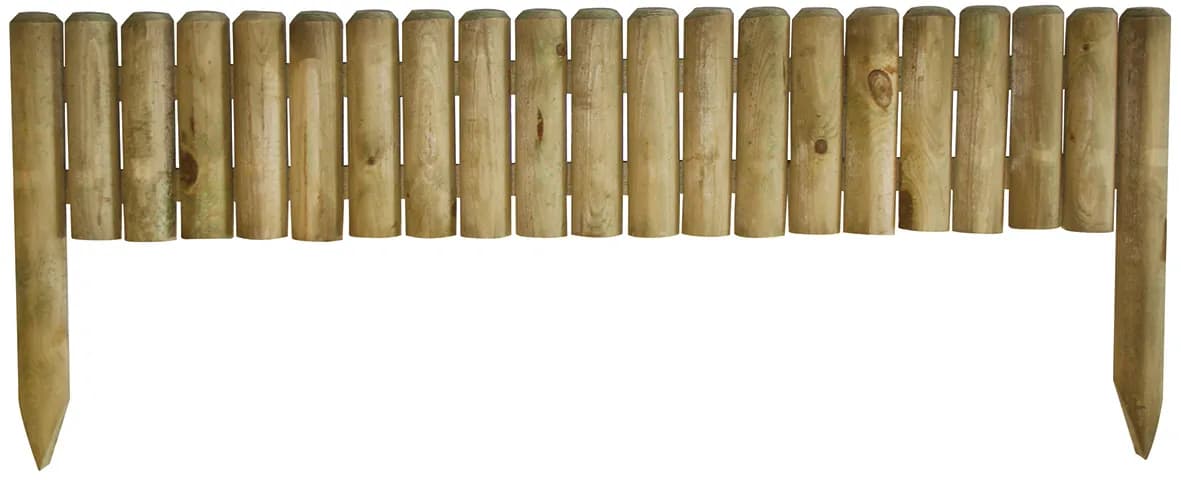 Bordura minivalla pinede