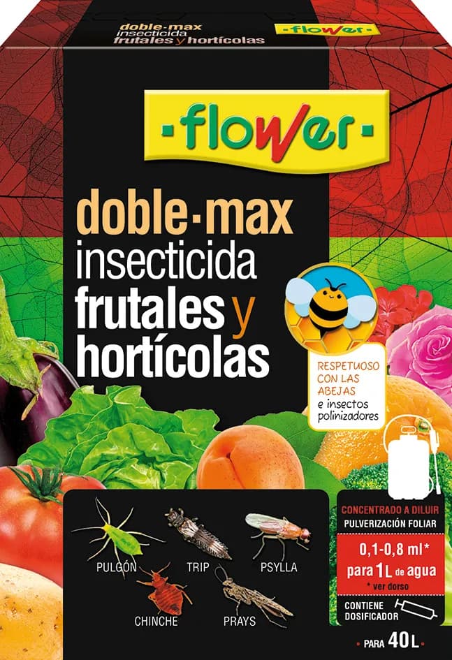 Insecticida frutales horticolas doble max