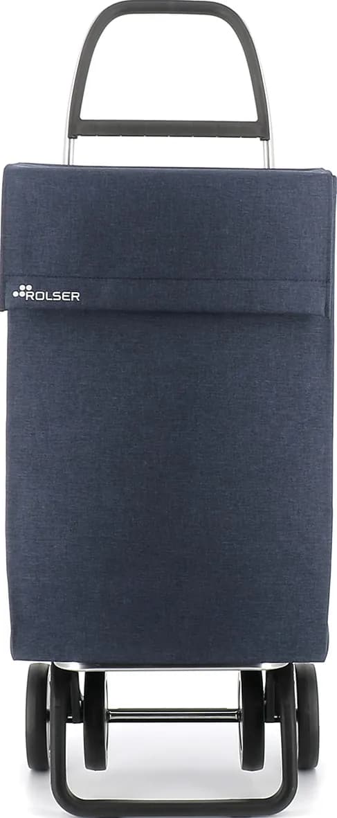 Carro compra 4 ruedas bolsa cuadrada jean tweed 4