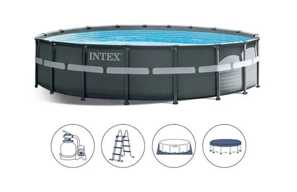Piscina redonda desmontable ultra xtr 19.156 L depuradora de arena 4.500 l/h