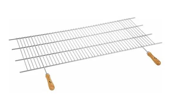 Parrilla recortable zinc mango madera