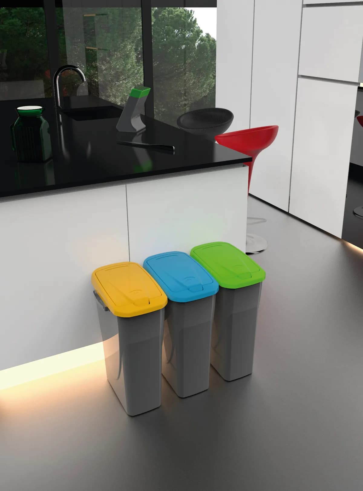 Cubo reciclaje Ecobin 25 L