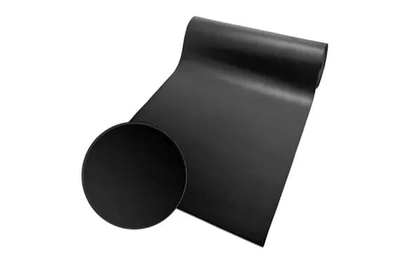 Rollo goma negra lisa 3 mm